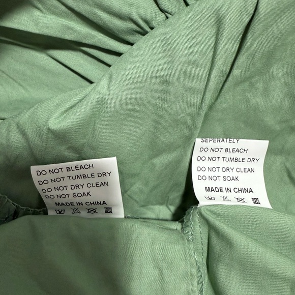 Runaway The Label Ayla Sage Green Crop Top & Maxi Skirt Set - Size Medium, US 6 - Picture 7 of 14